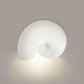 A19 Lighting Nautilus Downlight E26 Base Dimmable LED Wall Sconce, Bisque 1103D-1LEDE26